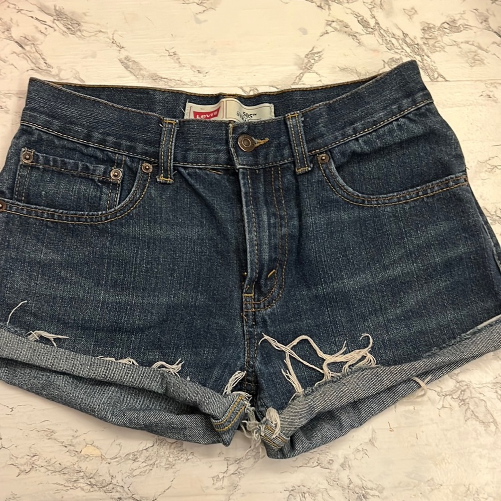 Levi 505 straight jean short